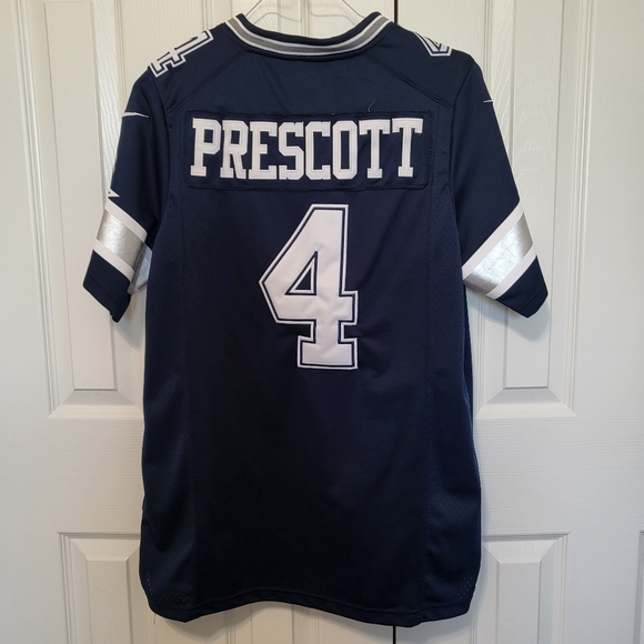 Men's Dallas Cowboys Dak Prescott Nike Navy Jersey - Picture 3 of 5
